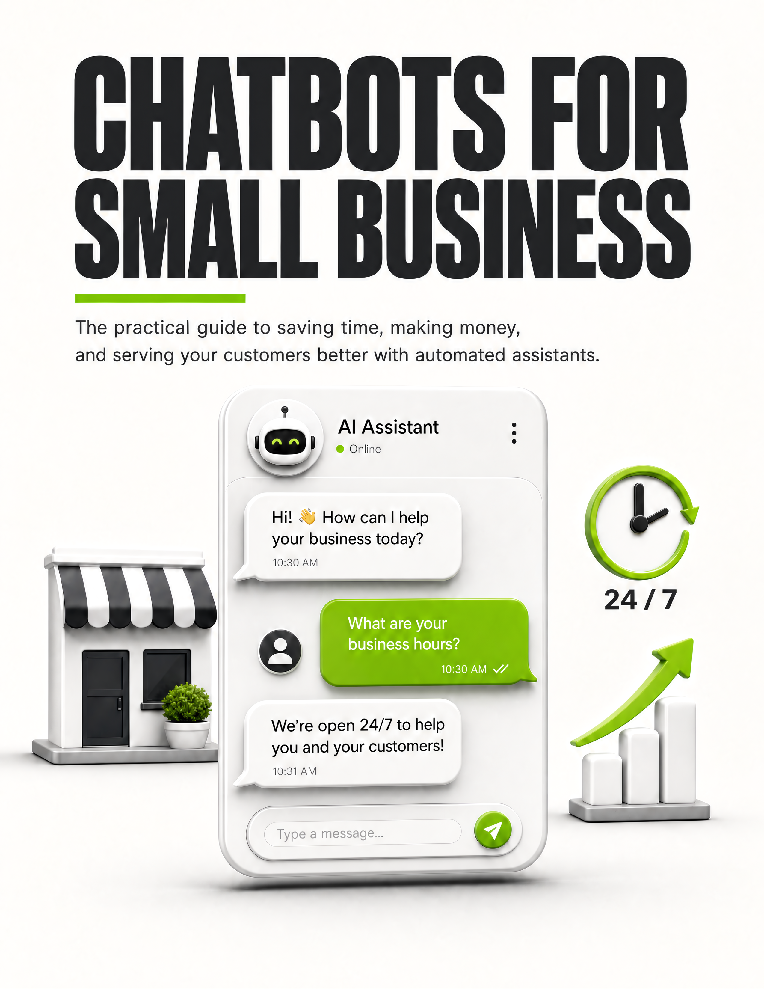 Chatbots for Small Business ebook cover